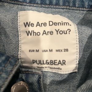 Medium Pull and Bear denim jumpsuit NWT